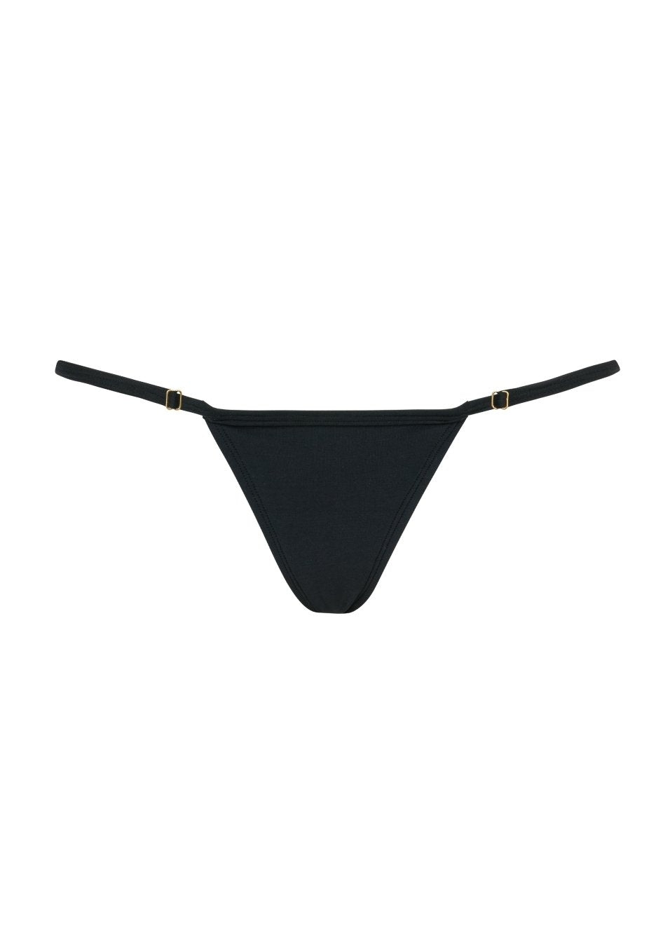 Calcinha Regulagem Preto + Top Faixa Preto