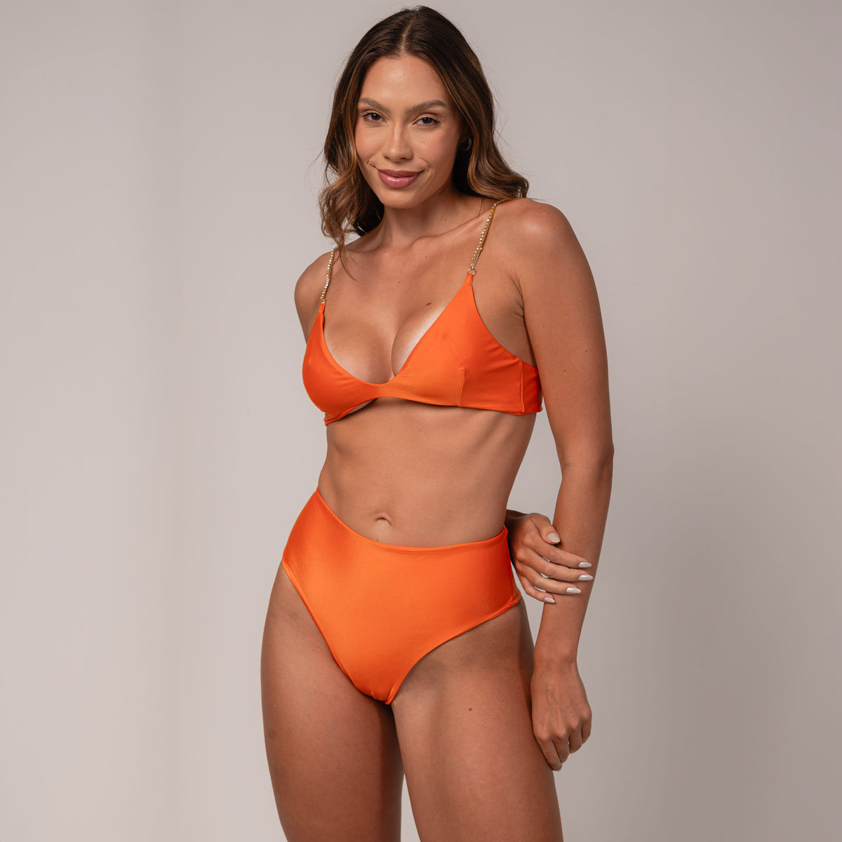 Calcinha Hot Pants Tangerina